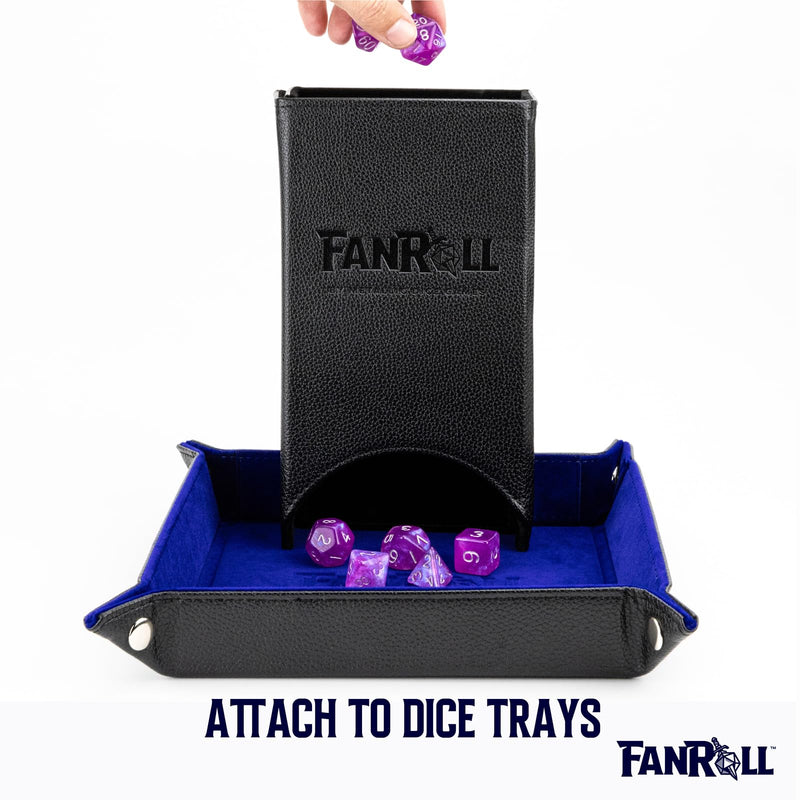 Metallic Dice Games FanRoll Fold Up Dice Tower