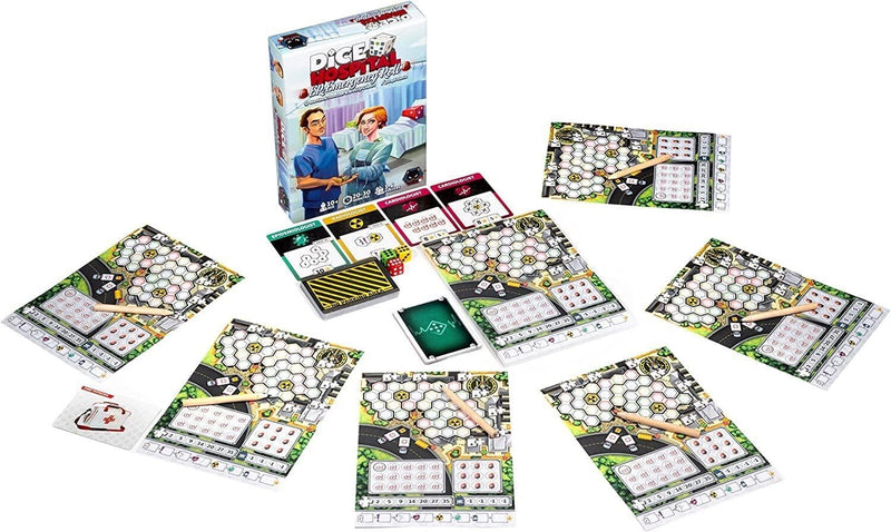 Dice Hospital Emergency Roll by Alley Cat Games, Strategy Board Game