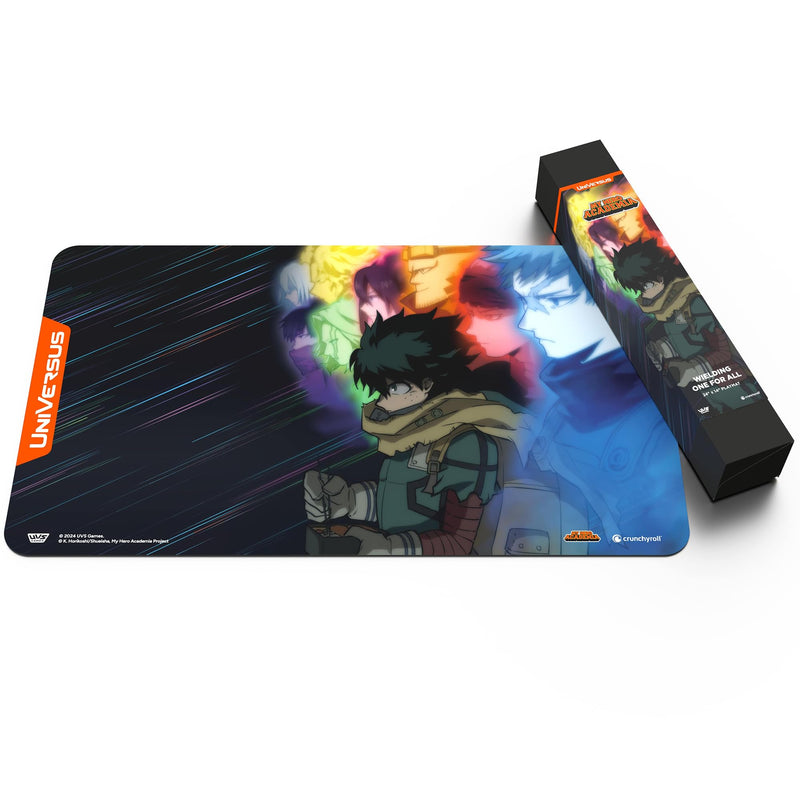 UniVersus: My Hero Academia: Wielding One for All Playmat - 24 x 14 Neoprene Mat, Tabletop Card Game Accessory, UVS Games, Officially Licensed