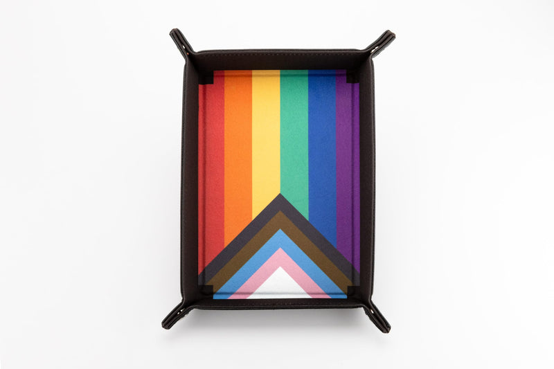 FanRoll by Metallic Dice Games Pride Dice Tray