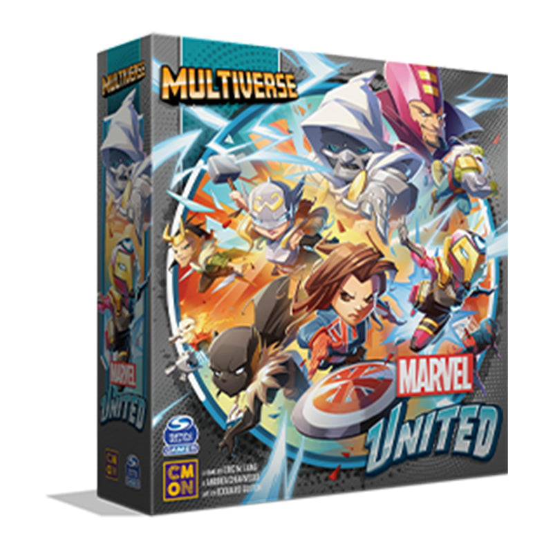 CMON Marvel United: Multiverse Core Box - Standalone Expansion with Highly Detailed Miniatures, Cooperative Superhero Board Game for Kids & Adults, Ages 14+, 1-5 Players, 45 Min Playtime, Made by CMON