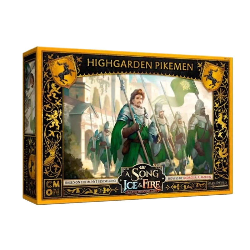 CMON A Song of Ice and Fire Tabletop Miniatures Game Highgarden Pikemen Unit Box - Loyal Footmen of House Tyrell, Strategy Game for Adults, Ages 14+, 2+ Players, 45-60 Minute Playtime, Made by CMON