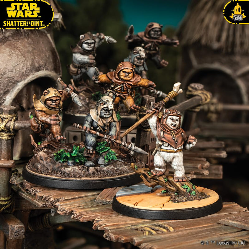 Atomic Mass Games Star Wars Shatterpoint Ee Chee Maa! Squad Pack - Tabletop Miniatures Game, Strategy Game for Kids and Adults, Ages 14+, 2 Players, 90 Minute Playtime, Made