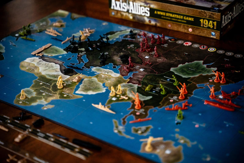 Renegade Game Studios Axis & Allies: 1941 - A WWII Strategy Board Game, Renegade Game Studios, Epic War Game Set in 1941, Struggle for Supremacy, Ages 12+, 2-5 Players, 1-3 Hour Playing Time