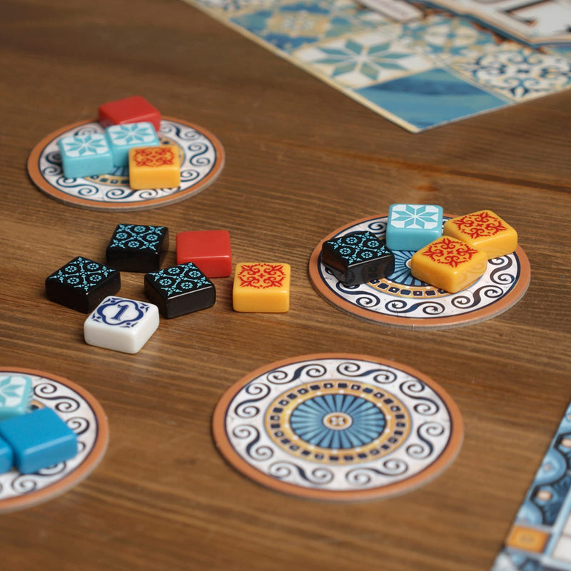 Azul Board Game - Strategic Tile-Placement Game for Family Fun, Great Game for Kids and Adults, Ages 8+, 2-4 Players, 30-45 Minute Playtime, Made by Plan B Games