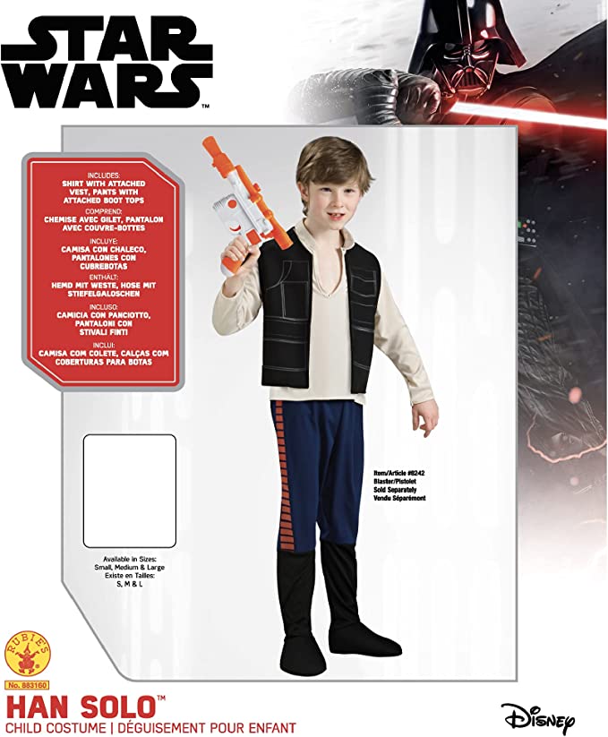 Han Solo Deluxe Costume Kids Star Wars Smuggler