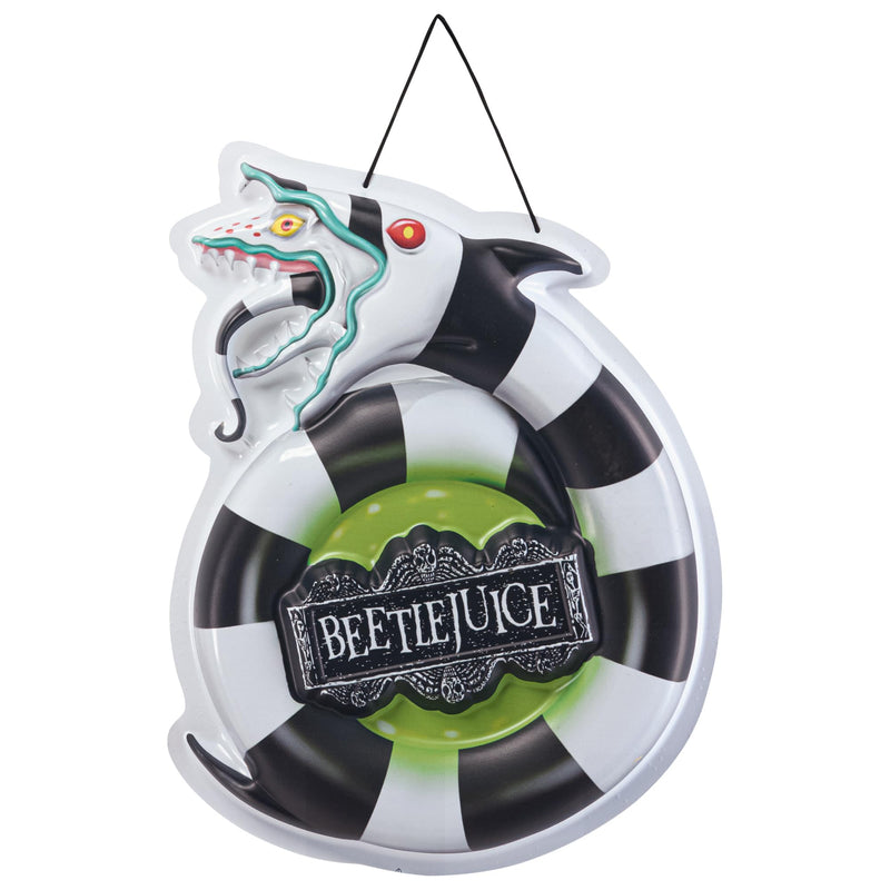 Beetlejuice Sandworm Door Wreath