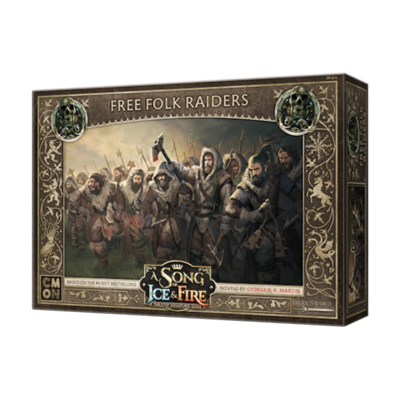 CMON A Song of Ice and Fire Tabletop Miniatures Free Folk Raiders Unit Box - Unleash The Wild Fury! Strategy Game for Adults, Ages 14+, 2+ Players, 45-60 Minute Playtime, Made by CMON