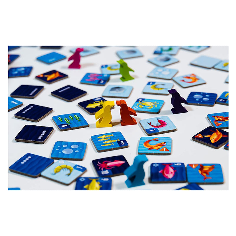 AEG & Flatout Games | Deep Dive - A Push Your Luck Game for the Whole Family | From the Creators of Point Salad | Easy to Learn | Quick to Play | Adorable Penguin Meeples | Ages 10+ | 1-6 Players