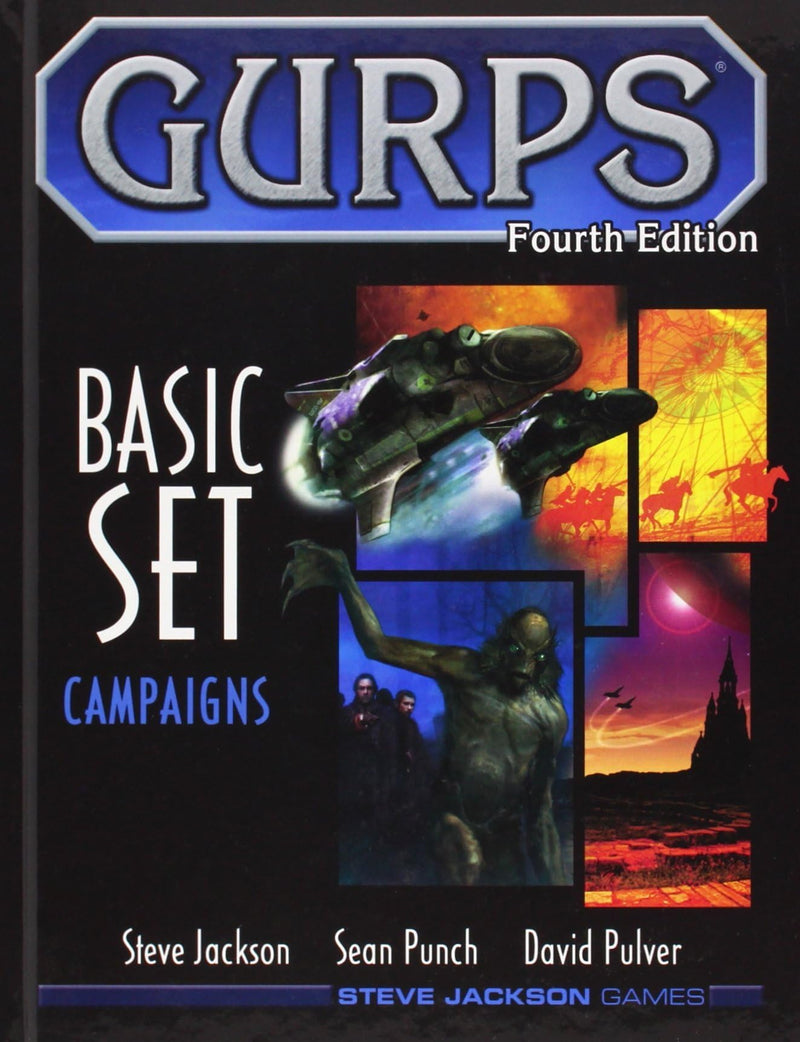 Steve Jackson Games Gurps Basic Set Campaign – Comprehensive RPG Board Game Guide Create Infinite Worlds and Adventures for Ages 14+ and 1+ Players