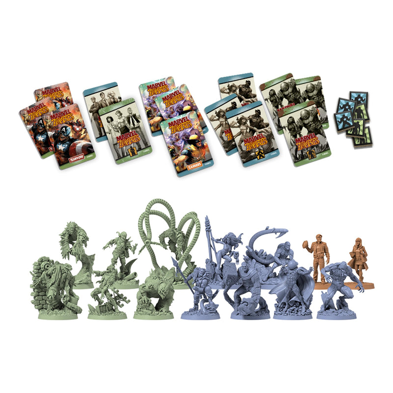 Marvel Zombies: A Zombicide Game - Clash of The Sinister Six - Heroes vs. Villains in a Zombie Apocalypse! Cooperative Strategy Game, Ages 14+, 1-6 Players, 90 Minute Playtime, Made by CMON