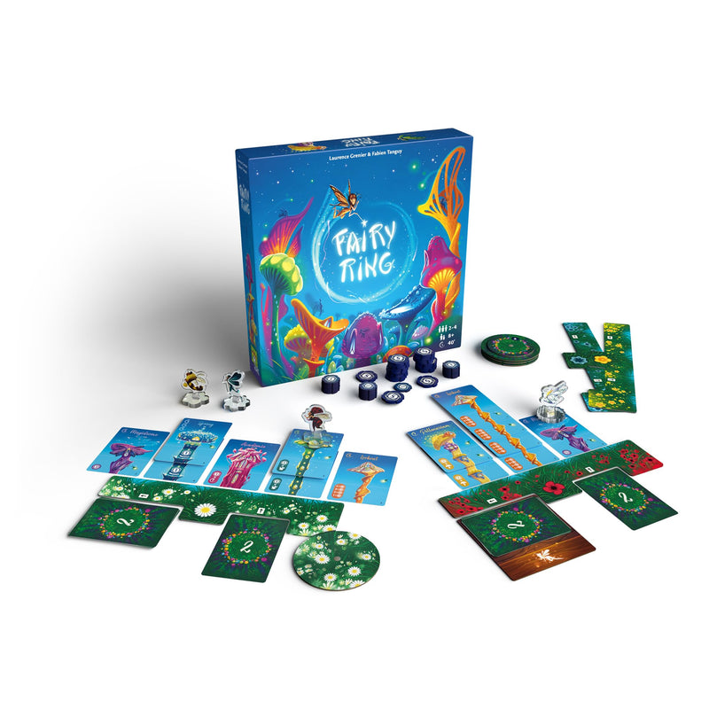 Fairy Ring Board Game - Enchanting Drafting & Movement Strategy Game, Immersive Fairy Village Building Game for Kids & Adults, Ages 8+, 2-4 Players, 40 Min Playtime, Made by Repos Production