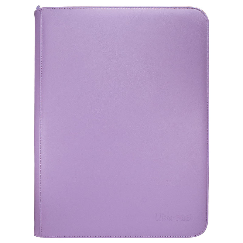 Ultra PRO - Vivid 9-Pocket Zippered PRO-Binder: (Purple) - Protect Up to 360 Collectible Trading Cards, Sports Cards or Valuable Gaming Cards, Ultimate card Protection