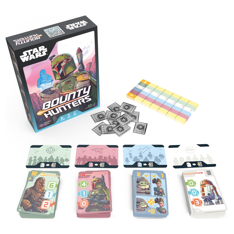 Zygomatic Star Wars: Bounty Hunters Card Game - Fast-Paced Strategy for Aspiring Galactic Hunters, Family-Friendly Drafting Game for Kids and Adults, Ages 10+, 2-6 Players, 20 Minute Playtime, Made