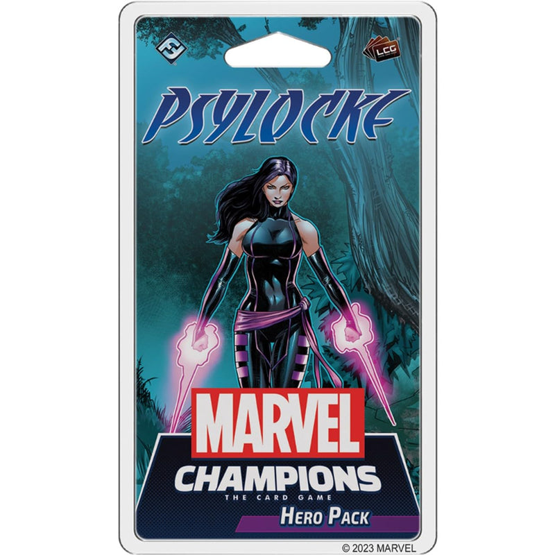 Marvel Champions The Card Game Psylocke HERO PACK - Superhero Strategy Game, Cooperative Game for Kids and Adults, Ages 14+, 1-4 Players, 45-90 Minute Playtime, Made by Fantasy Flight Games