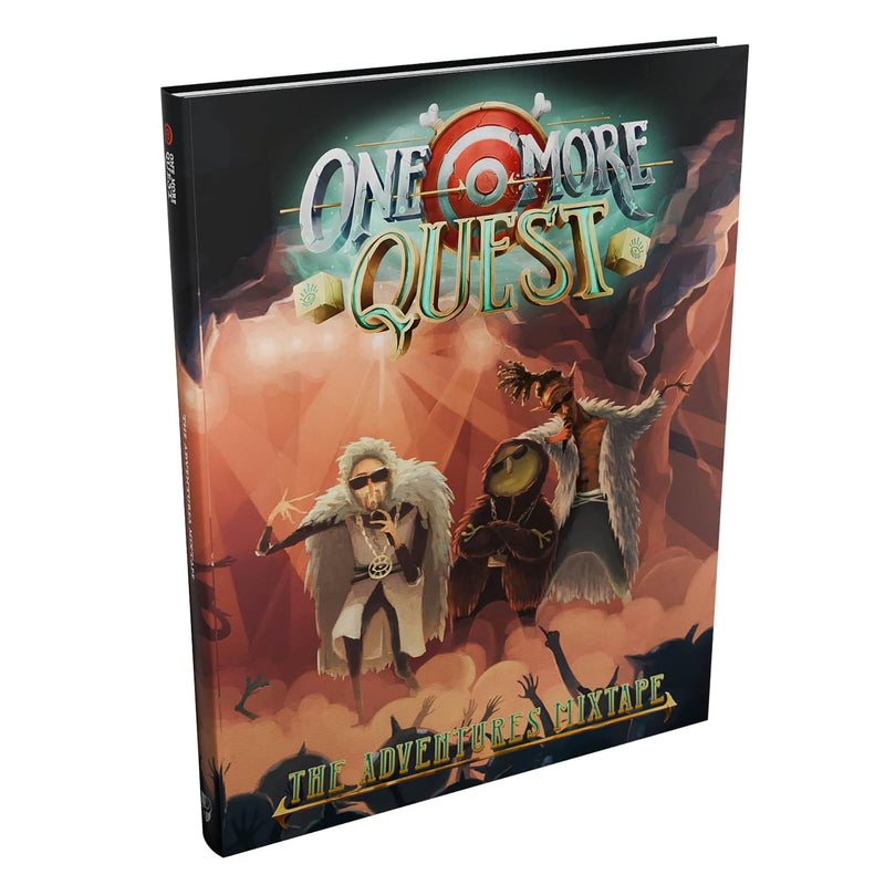 Modiphius Entertainment: One More Quest: The Adventures Mixtape - Hardcover RPG Supplement Book. Dungeon Crawling Expansion, Tabletop Role Playing