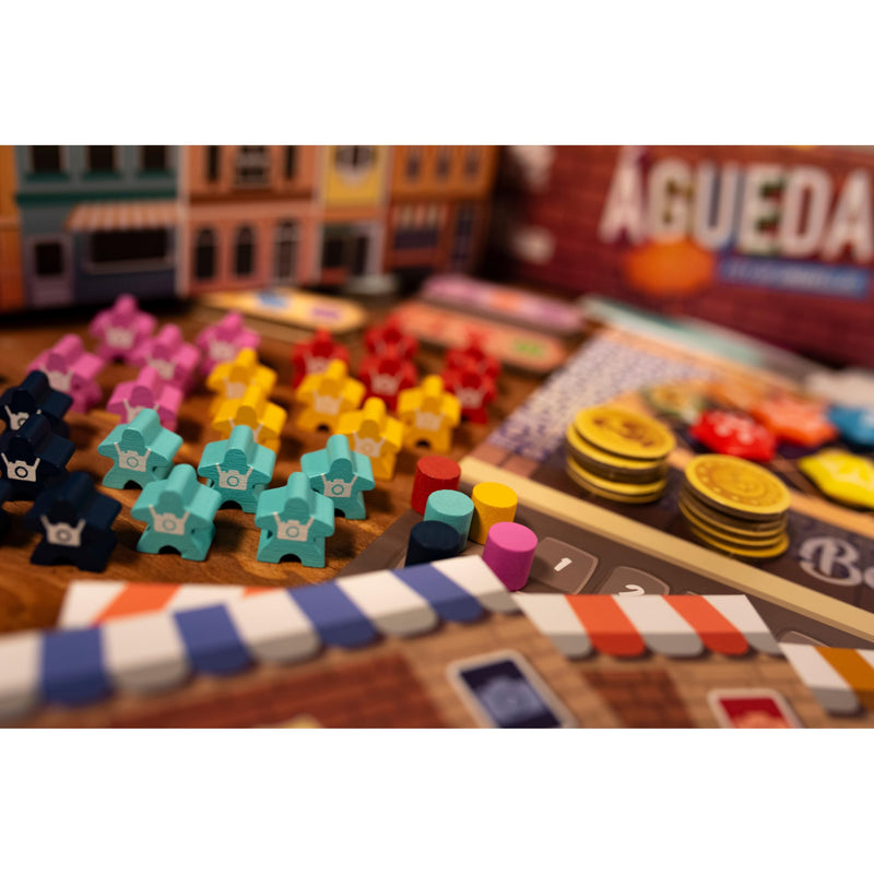 Águeda: City of Umbrellas, Strategy Board Game for 1 to 5 Players and Ages 10+ - 25th Century Games