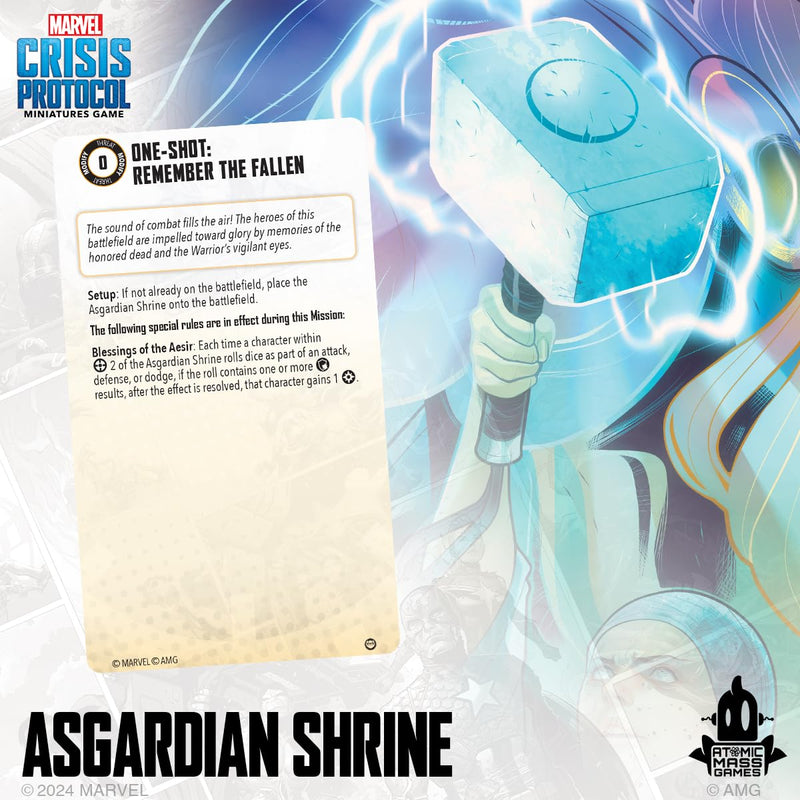 Atomic Mass Games Marvel: Crisis Protocol Asgardian Shrine Terrain Pack - Bring Asgard&