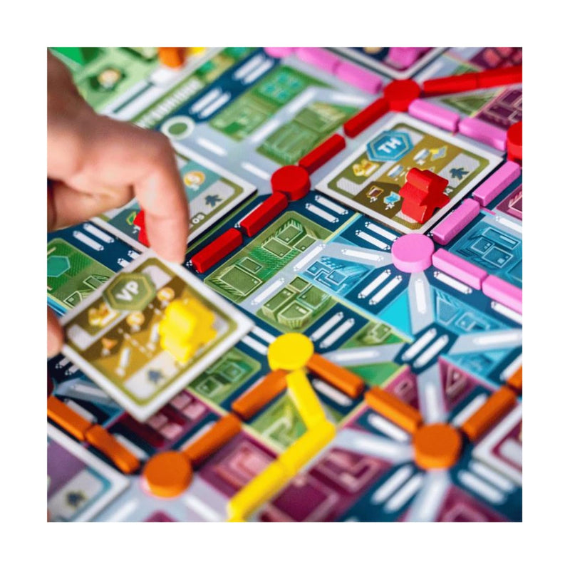 Inside Up Games: Terminus - City Subway Line Building Board Game, Resource Management, Marketplace Economy, Rondel Action Loop, Ages 14, 1-5 Players