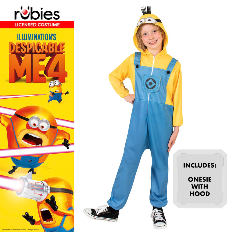 Minion Tim Child Onesie Kids Despicable Me 4 Costume