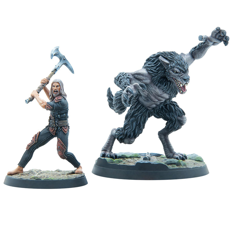 Modiphius Entertainment: The Elder Scrolls: Call to Arms - Arnbjorn, Dark Brotherhood Predator - 2 Figures, Unpainted Resin Miniatures, Tabletop Game