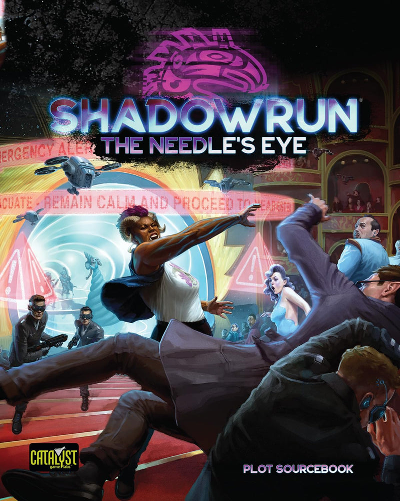 Shadowrun The Needles Eye, Strategy Board Game, For 1+ Players and Ages 14+, Catalyst Game Labs