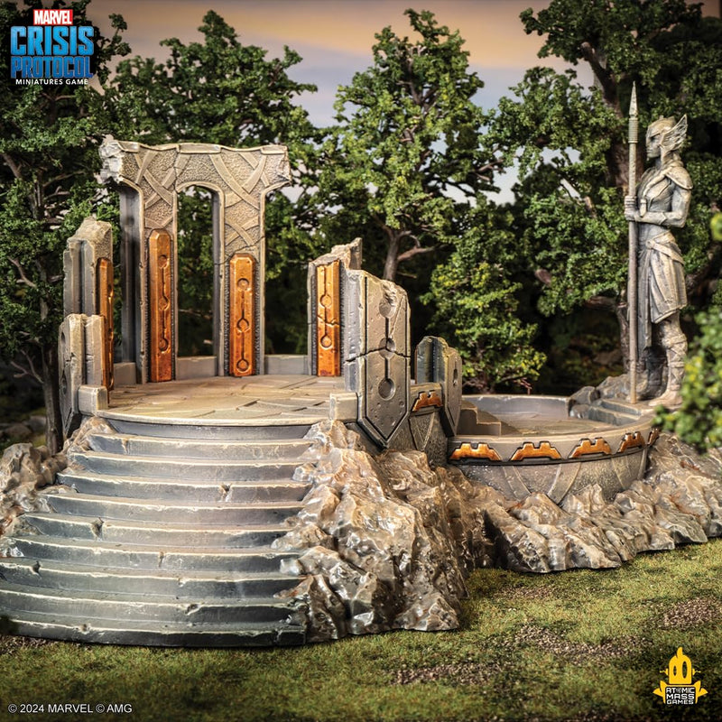 Atomic Mass Games Marvel: Crisis Protocol Asgardian Shrine Terrain Pack - Bring Asgard&