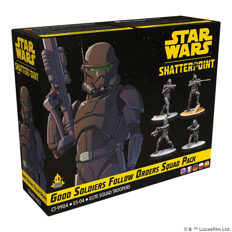 Star Wars Shatterpoint Good Soldiers Follow Orders Squad Pack - Tabletop Miniatures Game, Strategy Game for Kids and Adults, Ages 14+, 2 Players, 90 Minute Playtime, Made by Atomic Mass Games