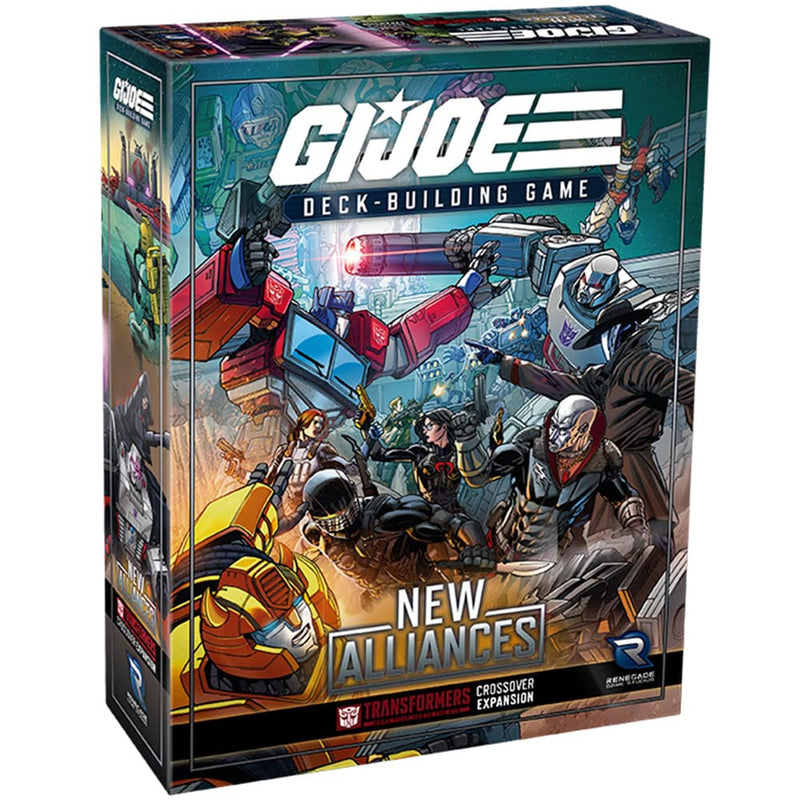 Renegade Game Studios Renegade Game Studios G.I. Joe Deck-Building Game: New Alliances - A Transformers Crossover Expansion - Take On The Role of A Pony, Ages 14+, 1-4 Players, 30-70 Min