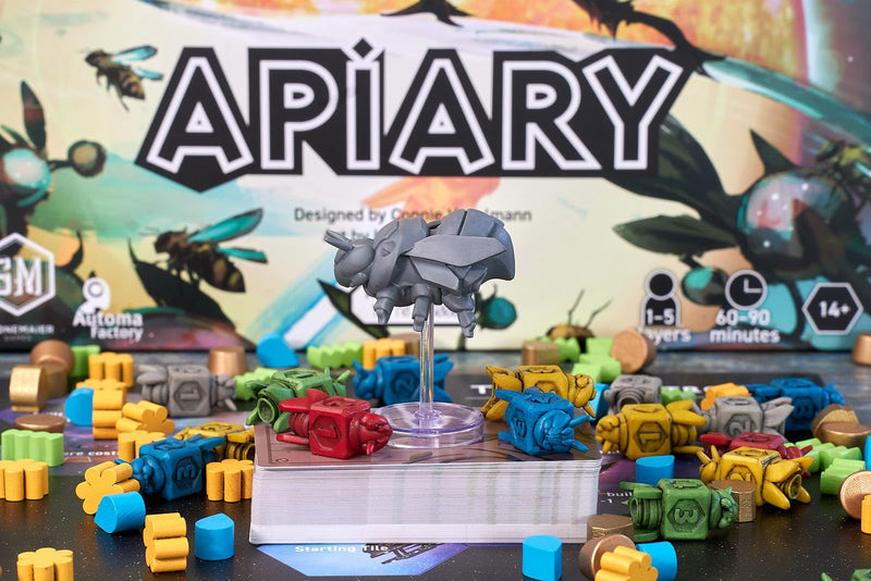 Stonemaier Games: Apiary (Base Game) by Connie Vogelmann | A Strategy Board Game About Hyper Intelligent Bees in Space | Build Your Hive, Explore Outer Space, Grow Your Colony | 1-5 Players, 90 Mins