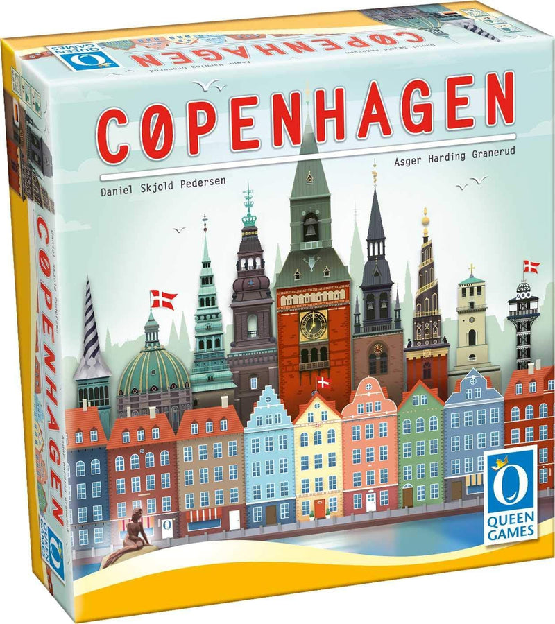 Queen Games Copenhagen Strategy Board Game 2-4 Players, Family, Adults, Kids Ages 8+