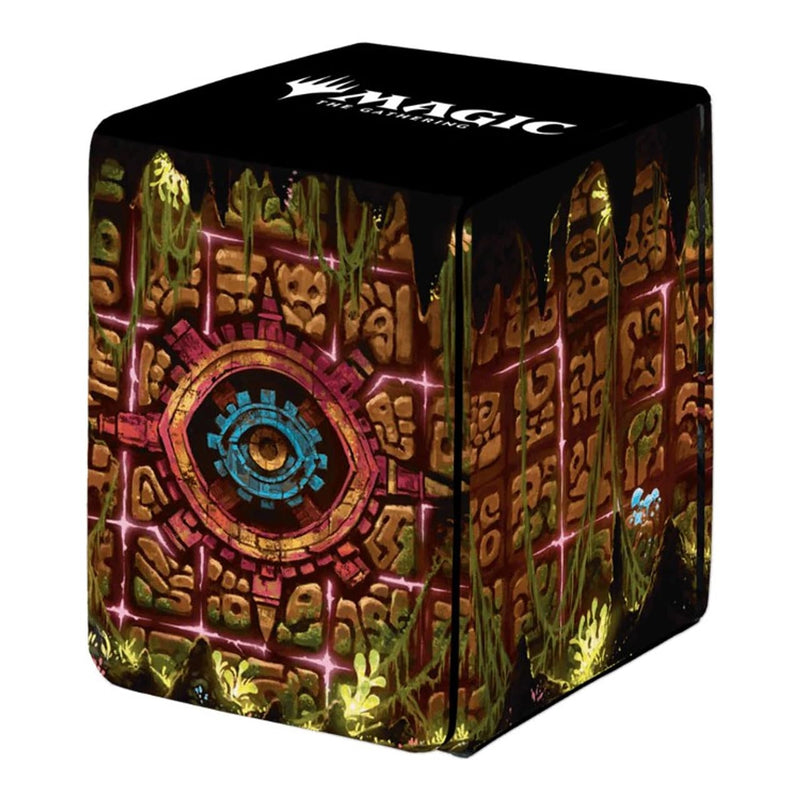 Ultra Pro - MTG The Lost Caverns of Ixalan Deck Box Ixalan Ruins for Magic: The Gathering, Protect & Store Commander Decks, Collectible Card Storage, Magnetic Closure, 100+ Card Storage