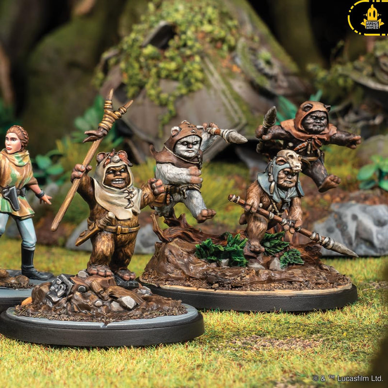 Atomic Mass Games Star Wars Shatterpoint Ee Chee Maa! Squad Pack - Tabletop Miniatures Game, Strategy Game for Kids and Adults, Ages 14+, 2 Players, 90 Minute Playtime, Made