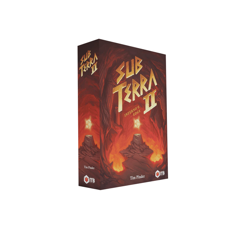 Sub Terra II: Inferno’s Edge – Board Game by Inside the Box 1-6 Players – Board Games for Family – 45-75 Minutes of Gameplay – Games for Game Night – Teens and Adults Ages 14+ - English Version