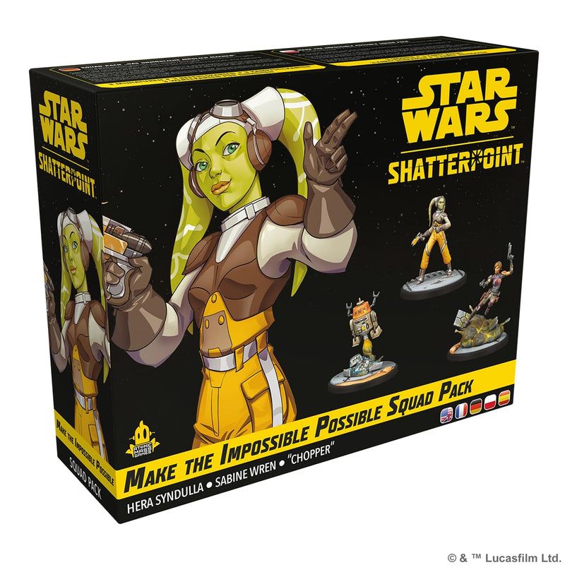 Atomic Mass Games Star Wars Shatterpoint Make The Impossible Possible Squad Pack - Tabletop Miniatures Game, Strategy Game for Kids and Adults, Ages 14+, 2 Players, 90 Minute Playtime