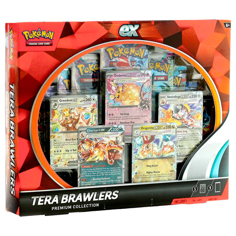 Pokemon TCG: Tera Brawlers Premium Collection | Trading Cards | Age: 6+ Years