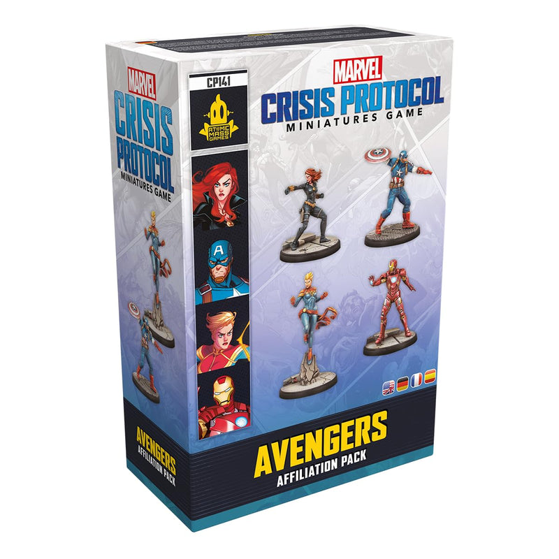 Atomic Mass Games Marvel: Crisis Protocol Avengers Affiliation Pack - Earth&