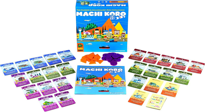 Pandasaurus Games Machi Koro - Family-Friendly Board Games - Adult Games for Game Night - Card Games for Adults, Teens & Kids (2-4 Players)