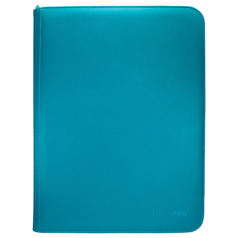 Ultra PRO - Vivid 9-Pocket Zippered PRO-Binder: (Teal) - Protect Up to 360 Collectible Trading Cards, Sports Cards or Valuable Gaming Cards, Ultimate card Protection