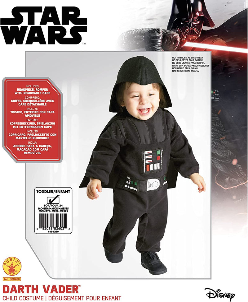 Darth Vader Toddler Costume Cute Romper