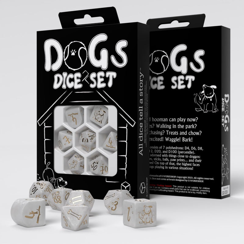 Q-Workshop Dogs Dice Set Charlie Dice Game Set