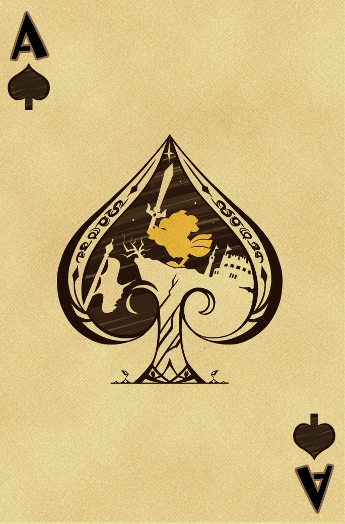 Final Fantasy Chocobo Playing Cards