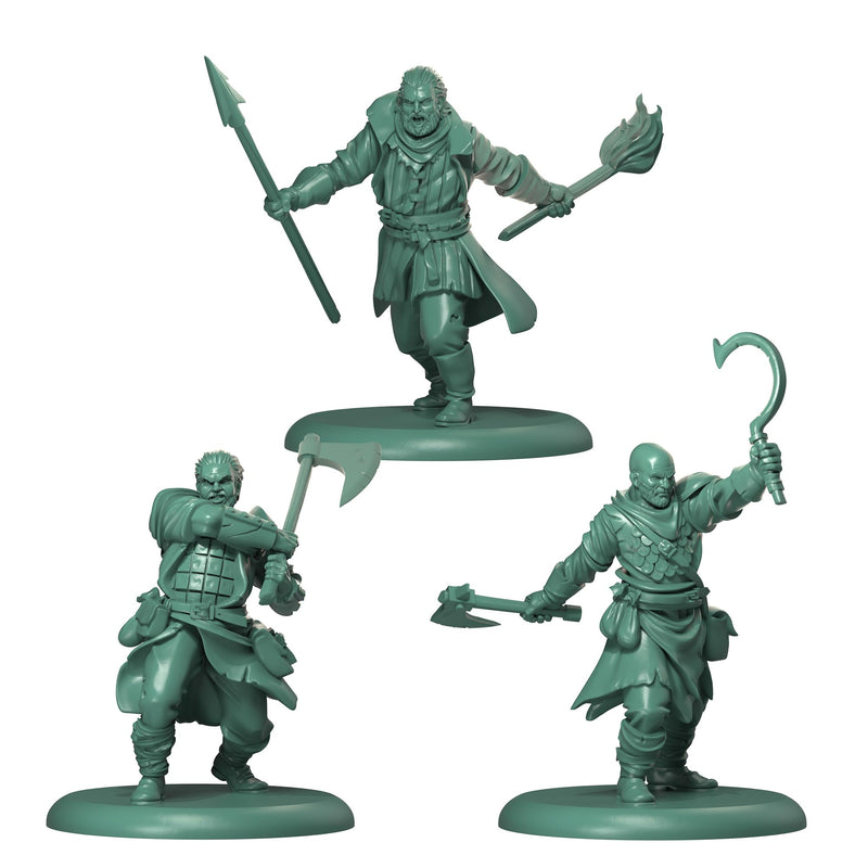 CMON A Song of Ice and Fire Tabletop Miniatures Stony Shore Pillagers Unit Box - House Greyjoy Resilient Raiders! Strategy Game for Adults, Ages 14+, 2+ Players, 45-60 Minute Playtime, Made