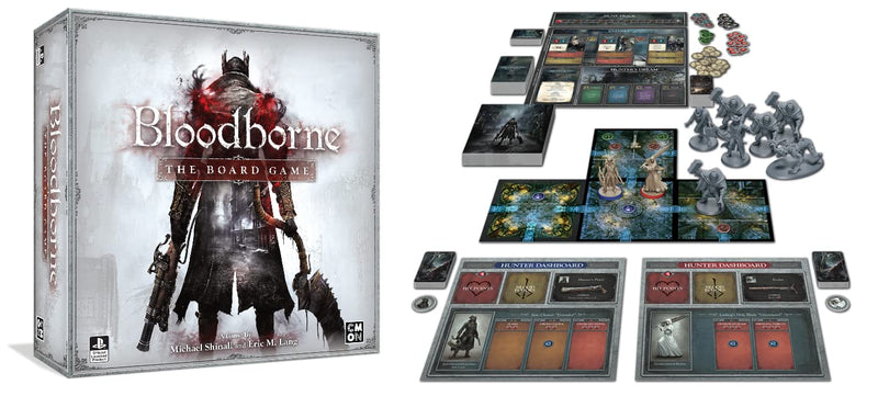 Bloodborne The Board Game | Strategy/ Horror / Adventure Game | Cooperative Game for Adults and Teens | Ages 14+ | 1-4 Players | Average Playtime 60-90 Minutes | Made by CMON