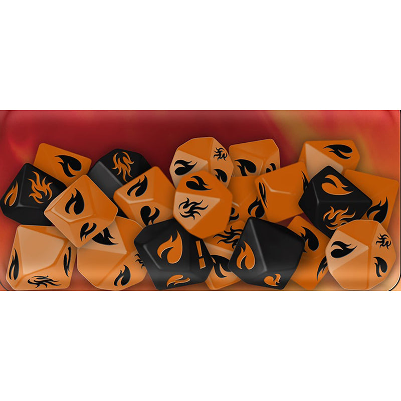 Renegade Game Studios Hunter: The Reckoning 5th Edition Roleplaying Game - Dice Set - Accessory to The Reckoning RPG Orange