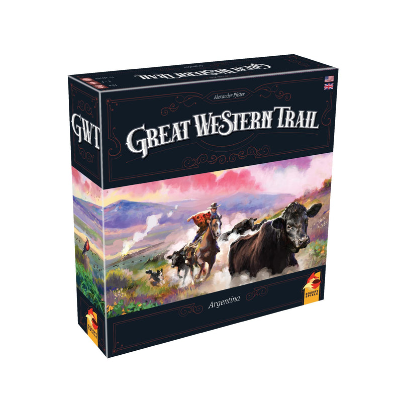 Great Western Trail 2nd Edition Argentina Board Game - Cattle Ranching Adventure in The Pampas! Strategy Game for Kids & Adults, Ages 12+, 1-4 Players, 75-150 Min Playtime Made by Eggertspiele