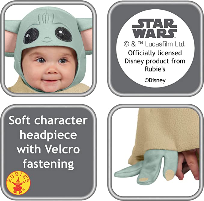 The Child Grogu Toddlers Costume Star Wars Mandalorian 3 MAD Fancy Dress