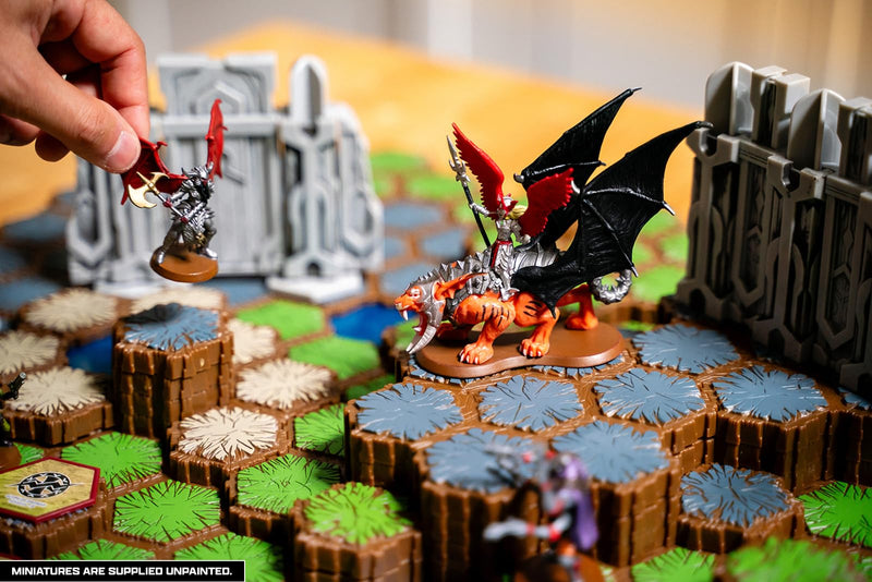 Heroscape Age of Annihilation Master Set -Standard Edition contains a ton of content to support hours of epic 2-player gaming sessions. For 2 Players, Ages 14 and up Contains 20 Miniatures,