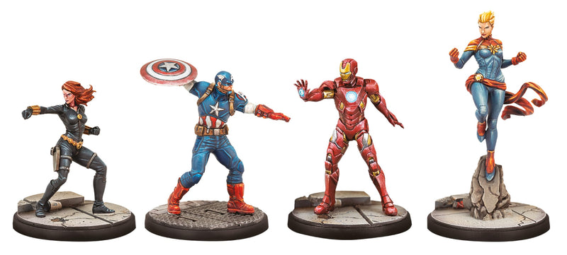 Atomic Mass Games Marvel: Crisis Protocol Avengers Affiliation Pack - Earth&