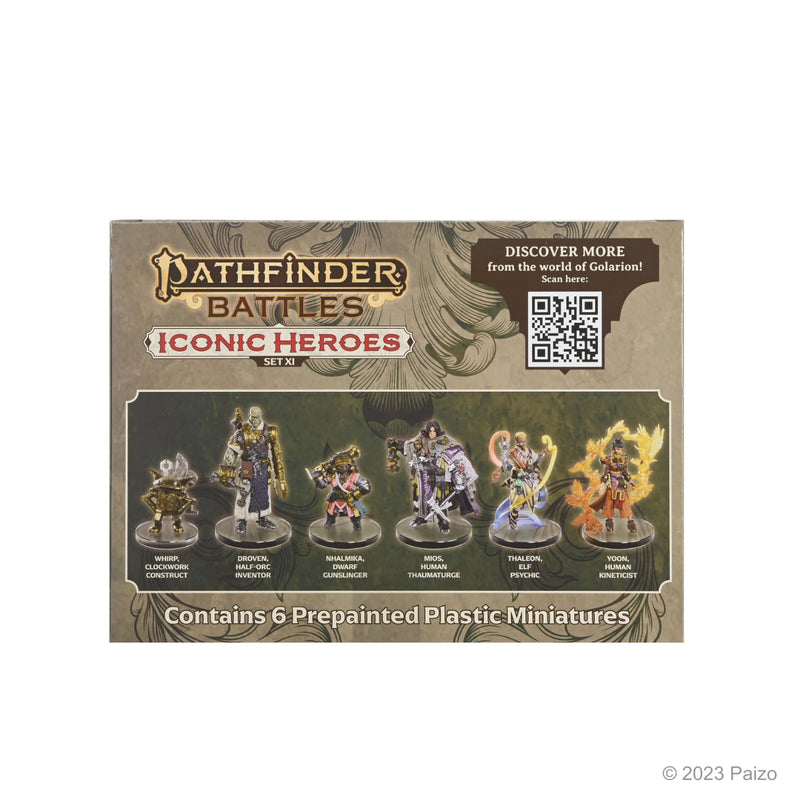 WizKids Pathfinder Battles: Iconic Heroes XI Boxed Set Miniatures | Painted